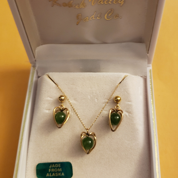 alaskan jade earrings